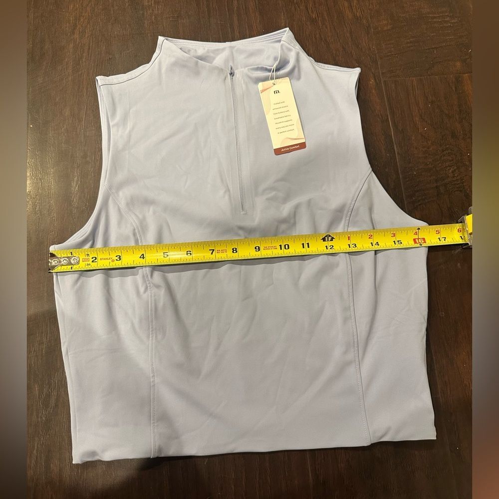 New With Tags! Travis Mathew Women's Sunfire Zip Tank Size Large - Picture 12 of 14